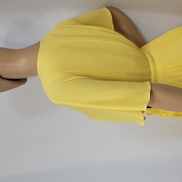 Maggy London Side Pleated Bodice Overlap Dress - Picture 13 of 17